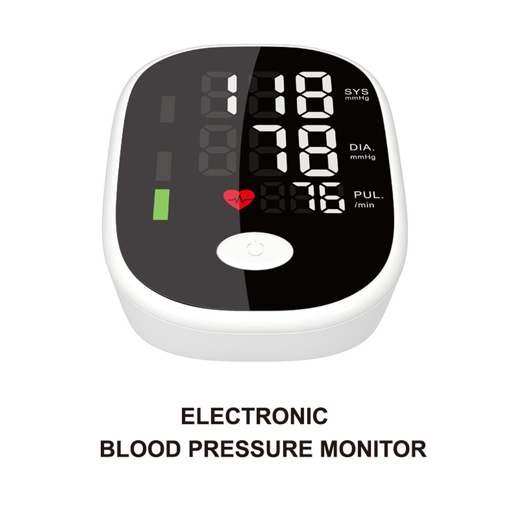 Arm Automatic Blood Pressure Monitor BP Sphygmomanometer Pressure Meter Tonometer for Measuring Arterial Pressure