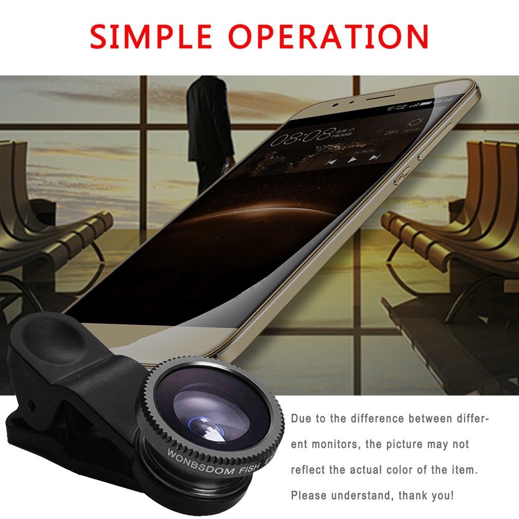 3-In-1 Groothoek Macro Fisheye Lens Camera Kits Mobiele Telefoon Fish Eye Lenzen Met Clip 0.67x voor Alle Mobiele Telefoons