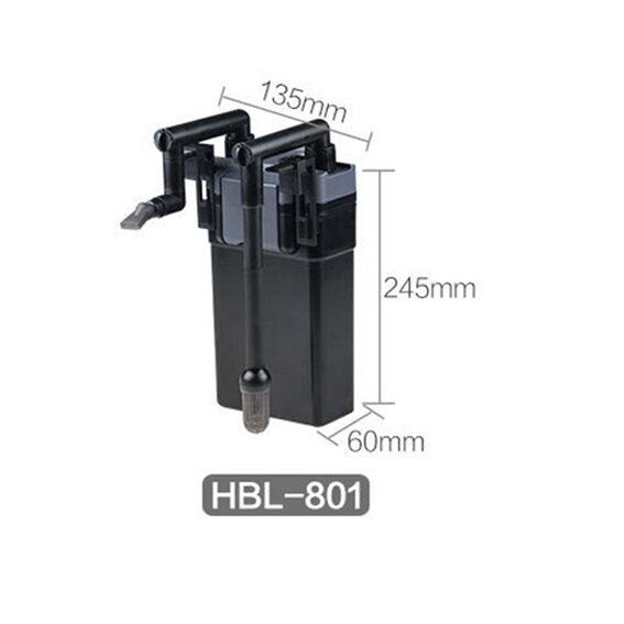 Sunsun Aquarium Filter Muur Gemonteerde Houtskool Filter Terug Opknoping Waterval Landschap Filter HBL801/802/803 220V/50 hz/6W: HBL801