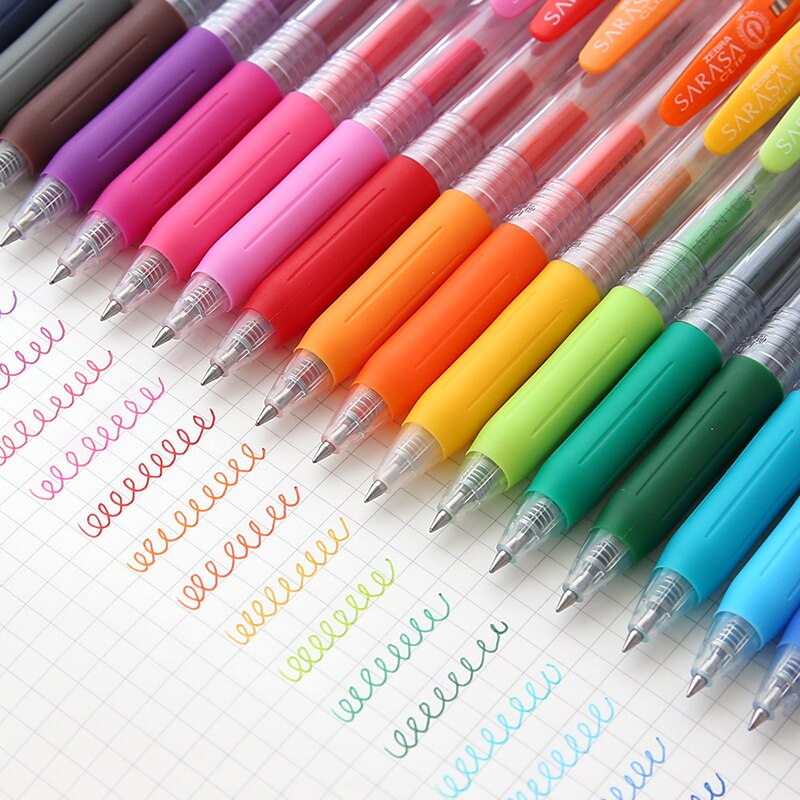 Colour/Set Japan Zebra SARASA JJ15 Gel Pen 0.5 mm Drawing pen Marker Pen Office School Supplies