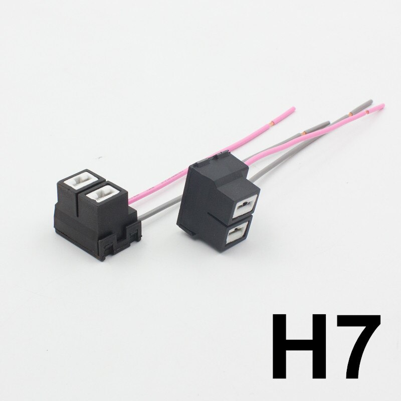 Soporte de cerámica para foco led de coche, H4, H7, H8, H9, H11, adaptador de enchufe de cerámica, 9005, 9006, luz led antiniebla, arnés de conector H7
