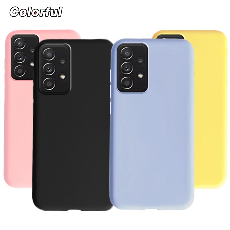 For Samsung A52 Case Cover For Galaxy A52 5G Cover Silicone Soft Protective Case For Samsung Galaxy A52 SM-A525F A 52 Coque