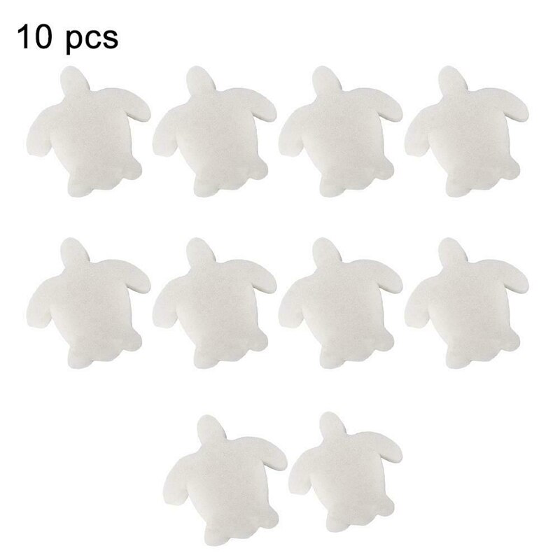 10 Pcs Schildpad Olie Absorberende Spons Multifunctionele Spons Voor Zwembad Tub Spa Absorberen Slib Vuil scum: Default Title