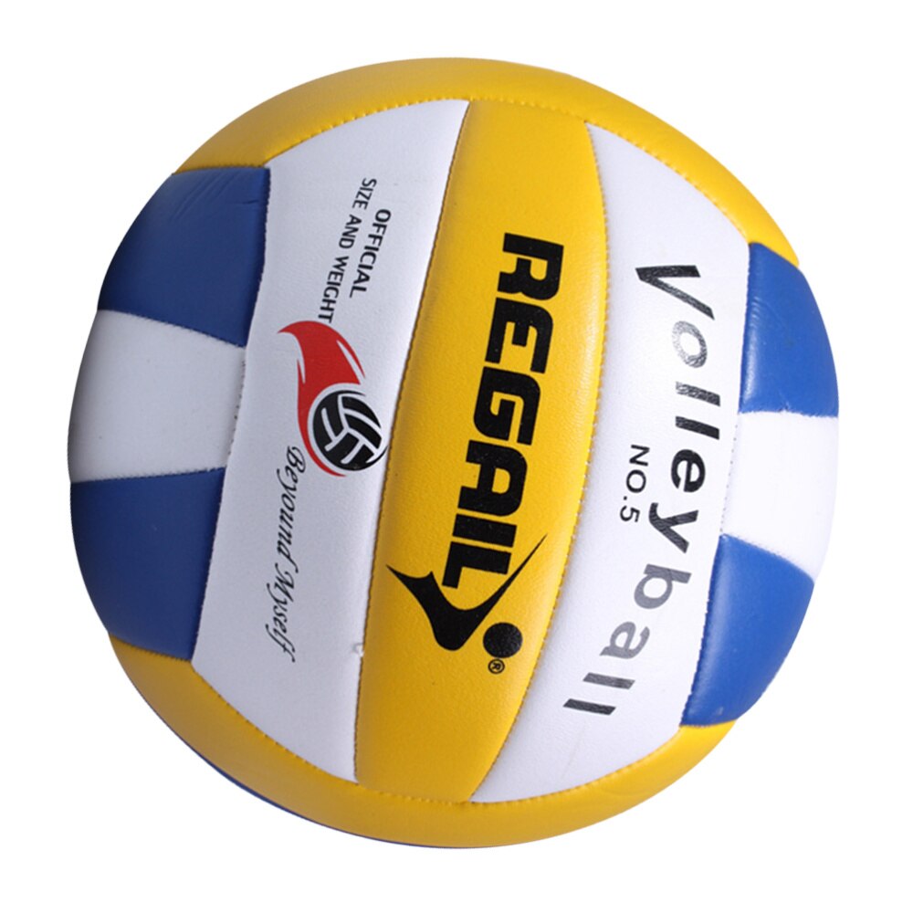 1PC Standard Volleyball Soft Sport PU Volleyball for Outdoor Training Games (Red): Blue