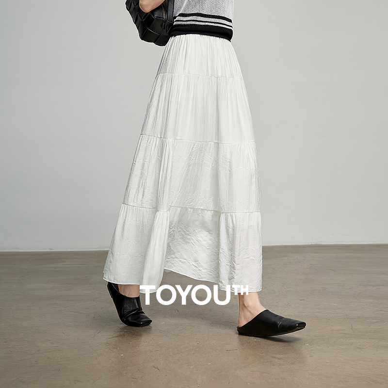 Toyouth kvinders sommernederdel med paraply  p8520066