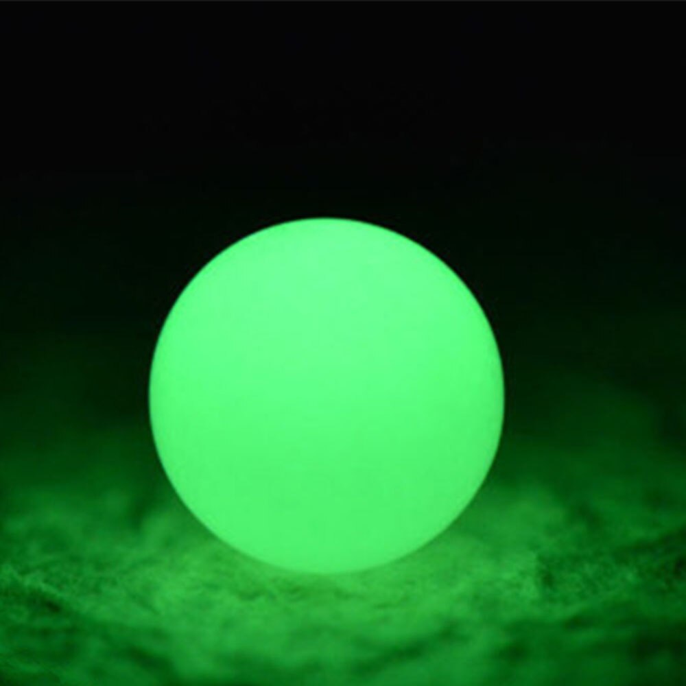 100 stuks 5mm ronde vislokmiddelen lichtgevende ronde visdobbers kralen rubber visaccessoires