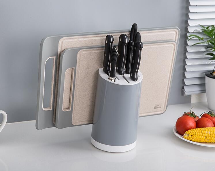 Multifunctionele messenhouder keuken messenblok houder toren plank afdruiprek doos messen vork organizer messenhouder