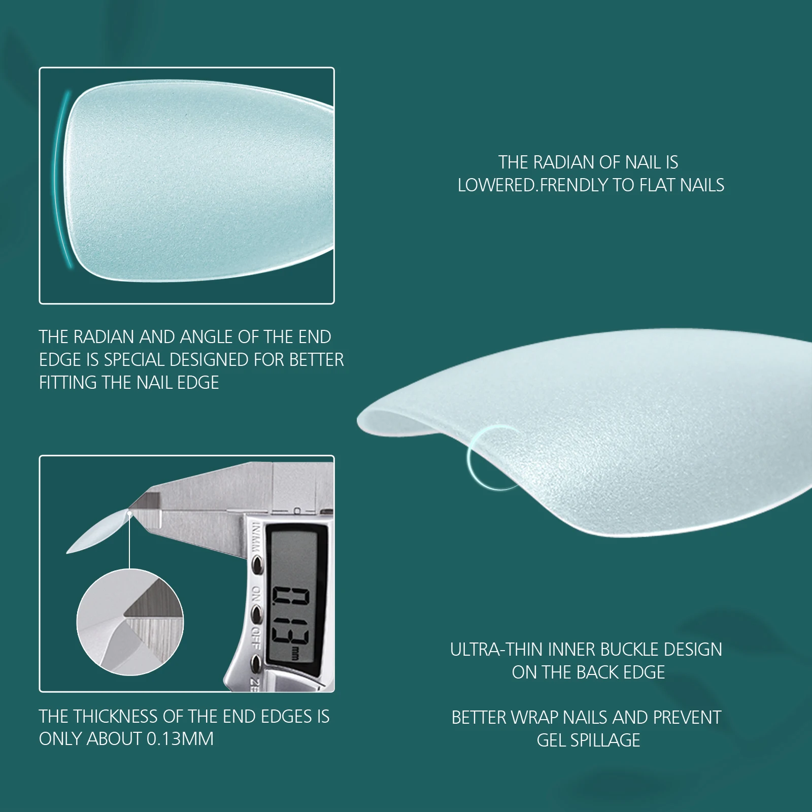 Nailpop 240 stks Matt Nail Capsule Gloednieuw Pre-buff Nail Tips voor Uitbreiding Hoge Matte Express Nagels Premium manicure