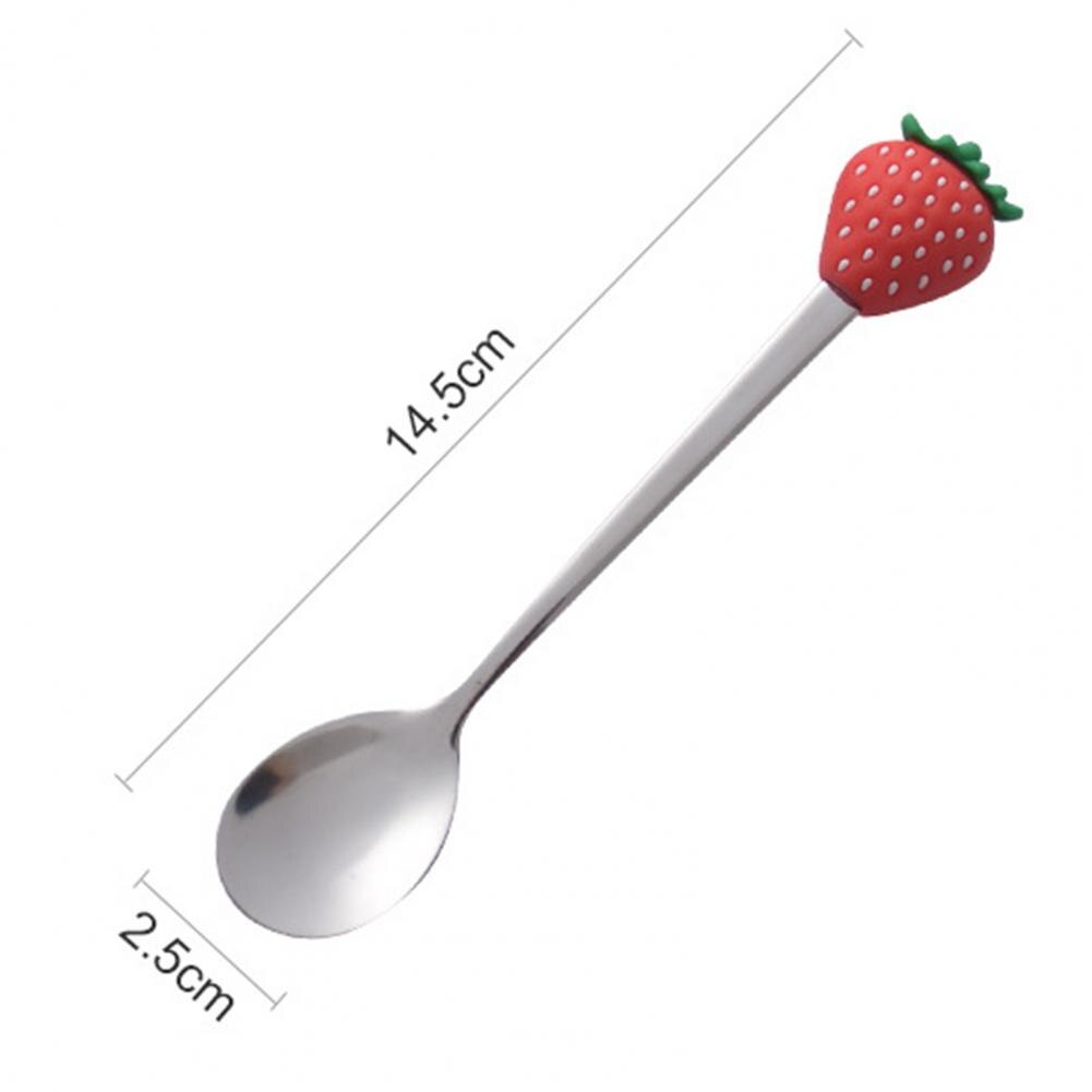 Thee Lepel Schattige Handige Fruit Vormige Mini Cartoon Ijs Scoop Voor Restaurants