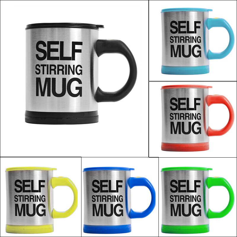 Selbstrührende Tasse 400 Ml – Elektrischer Mixbecher Aus Borosilikatglas, 7000 U/min, Für Kaffee, Shakes & Tee
