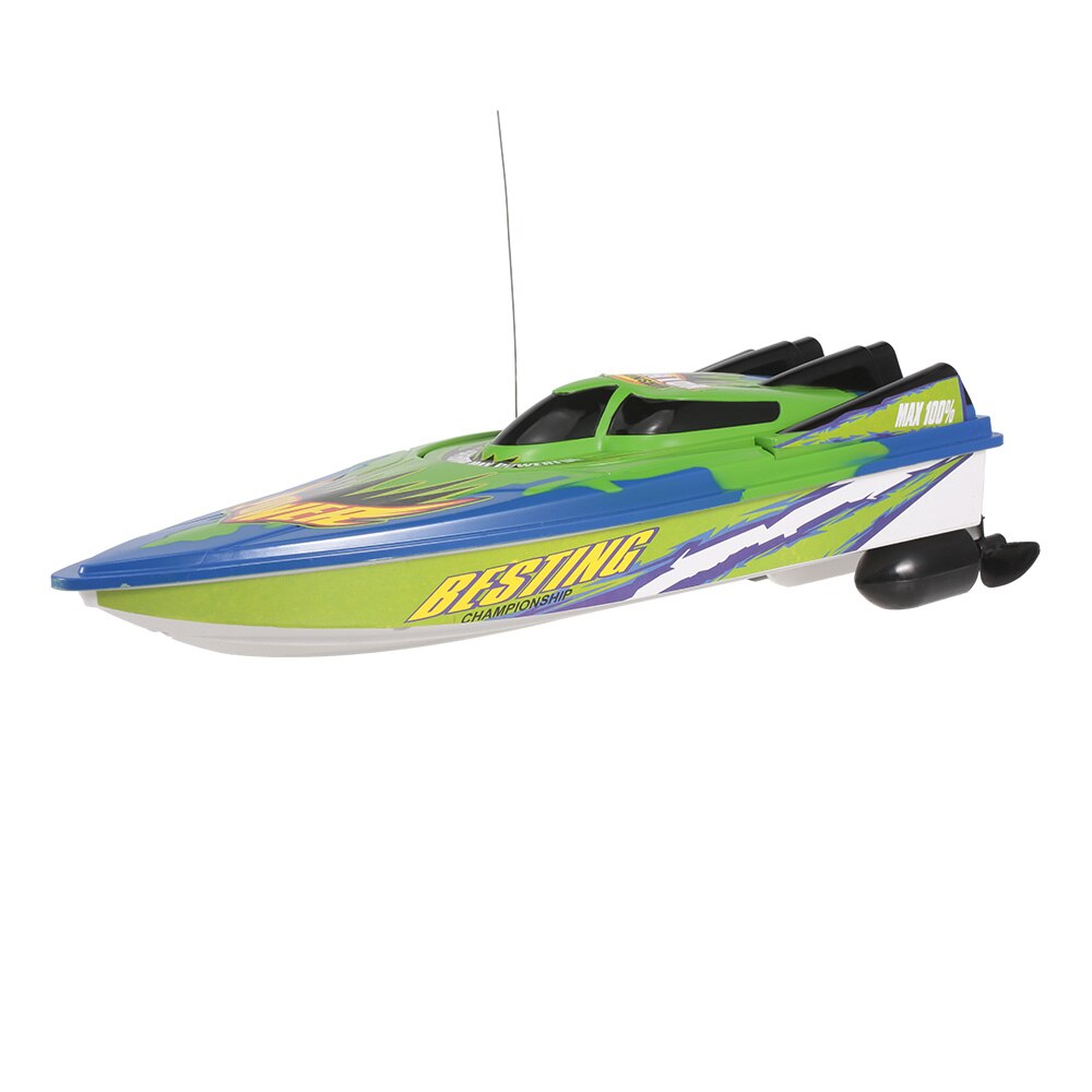 20km/h High Speed RC Boat Radio Controlled Brushed Motor Remote Control Boat Toys Suitable for Lakes and Pools No Battery