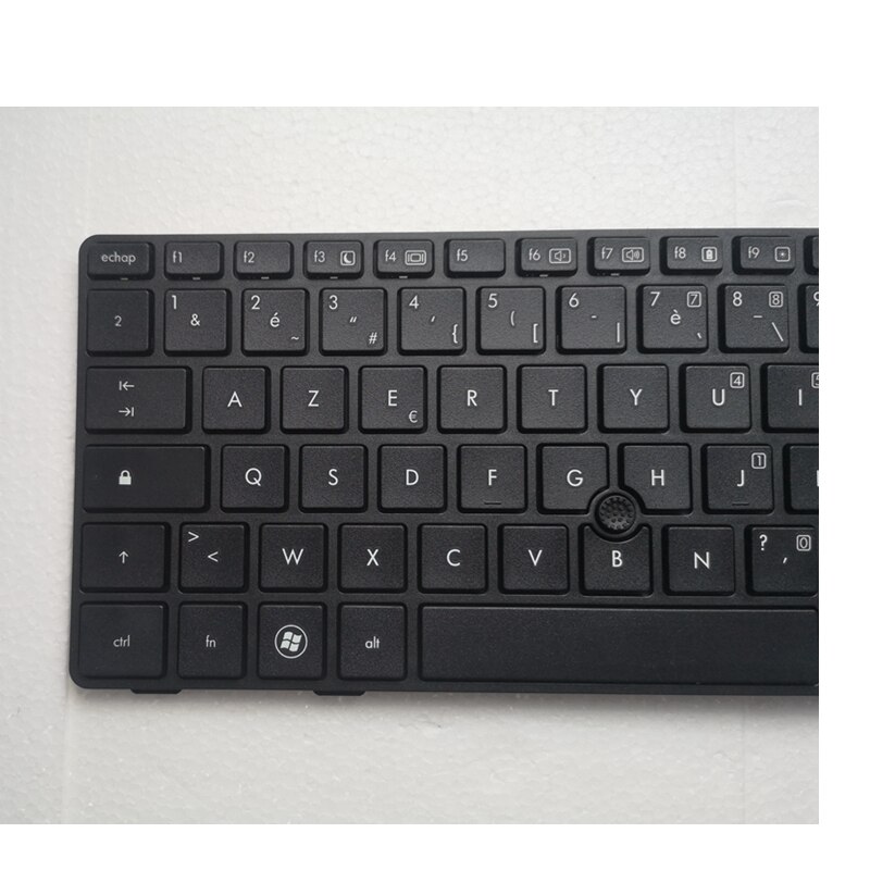 French Azerty Keyboard for HP EliteBook 8470B 8470P 8470 8460p 8460w 8470W ProBook 6460 6460b 6465B 6475B 6470B Black frame