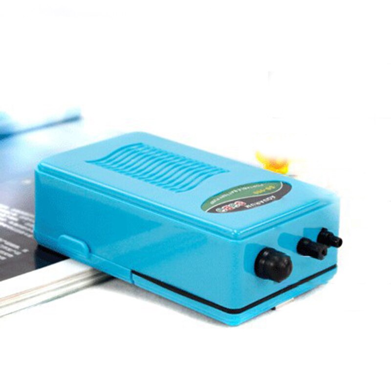 Akvarium luftpumpe ultra lydløs batteridrevet ilt luftbobler pumpe xhc 88