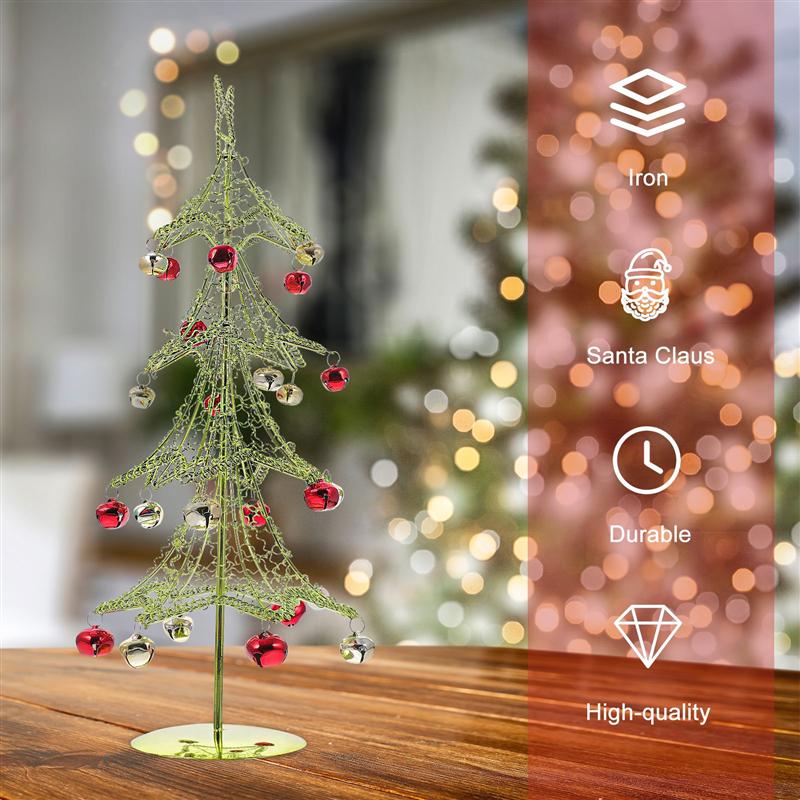 Christmas Tree Iron Art Desktop Xmas Tree Home Hotel Shopping Mall Decor