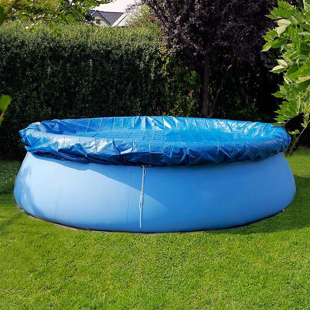 183cm Family Inflatable Pool Above Ground Swimming Pool Kid Adult Children Blue Garden Outdoor Play Pool Cover Piscine Gonflable: Default Title
