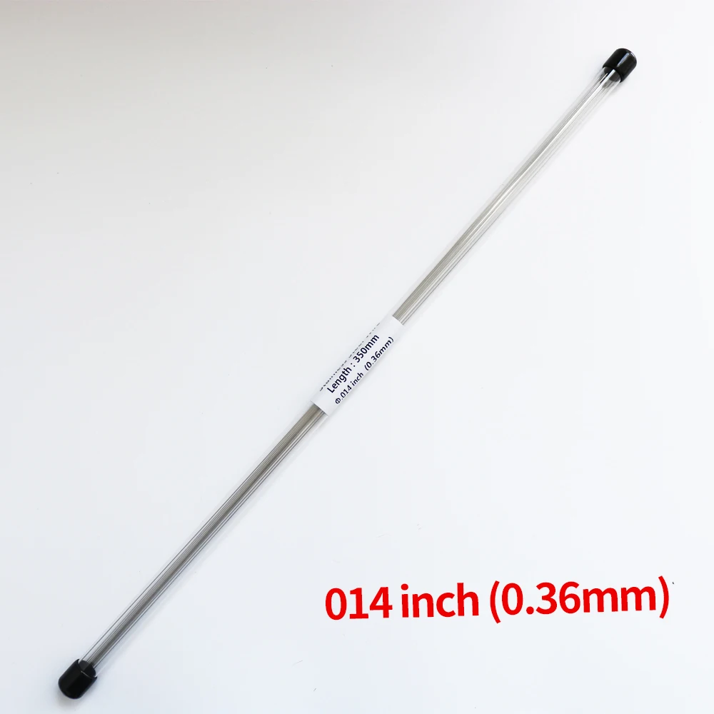 10 unids/pack ortodoncia SS alambre recto de acero inoxidable redondo Rectangular: Rojo