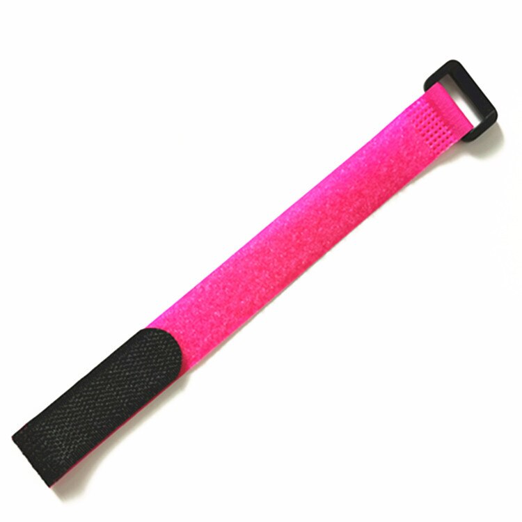 5 stücke 2*15cm umkehren schnalle Klett umreifung fahrrad schnalle Klett umreifung draht bindung Gurt: Rose rot