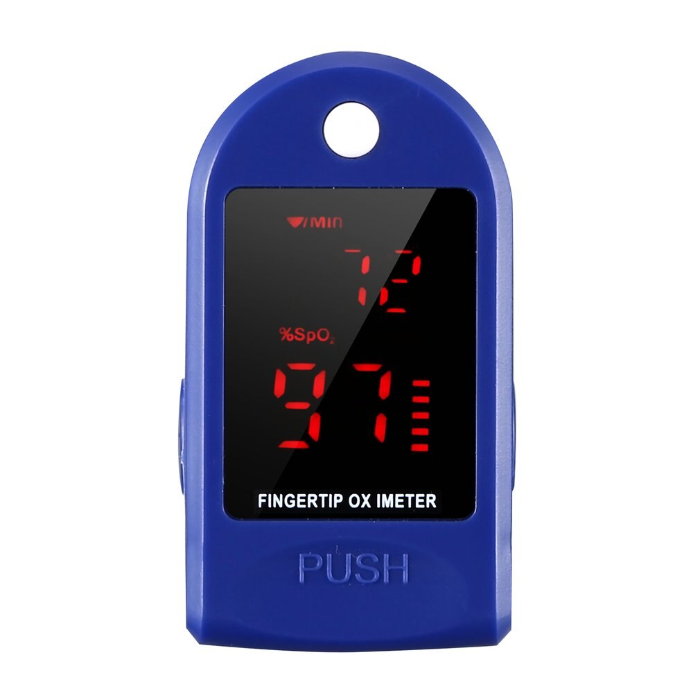 Led Digital Screen Fingertip Oximeter Highlight Display Oximeter Blood Oxygen Sleeping Monitor Detector Health Tool With Bag
