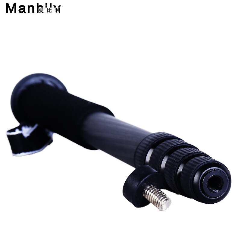Manbily  c333 carbon fiber monopod bærbar standard til rejser gitzo manfrotto benro sirui dslr monopod til kamera c -333