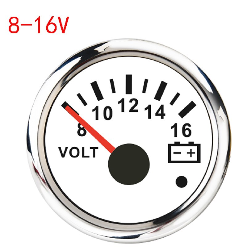 8-16V/16-32V Voltmeter Volt Meter Messgerät Neue Auto Stiefel Spannung Messgeräte Mit Hintergrundbeleuchtung passen Für Lkw Motorrad Yacht Marine 12V/24V: WS 8-16V