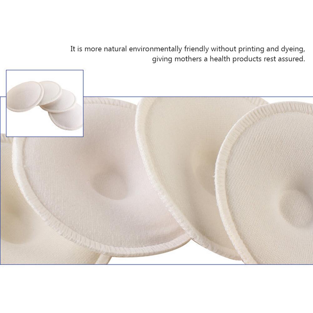 4pcs Pregnant Women Anti-overflow Breast Pad Thick Three-dimensional Cotton Anti-overflow Nursing Bra Inner Pad Can Be Washed
