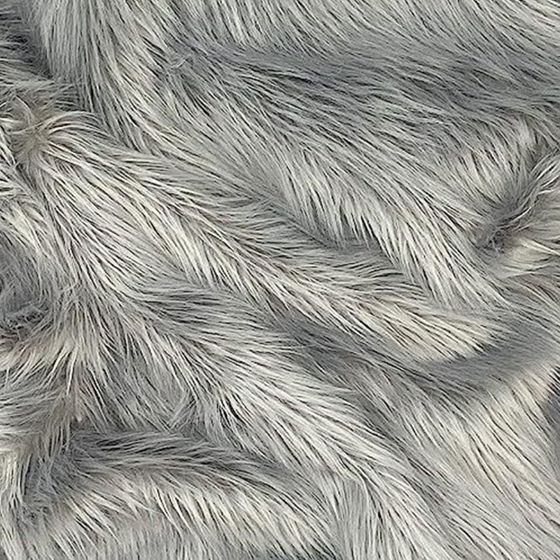 Zachte lange vachtstof kleurrijke vierkante pluche kunstmatige patchwork doe-het-zelf handgemaakte kerstpop baard haar kussen naaimateriaal accessoire