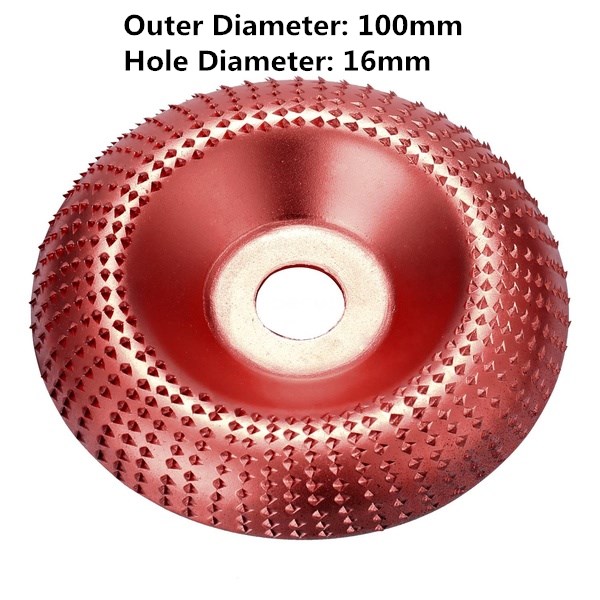 Tungsten Carbide Wood Grinding Wheel Discs Angle Grinder Sanding Discs Metal Plastic Wood Abrasive Tool