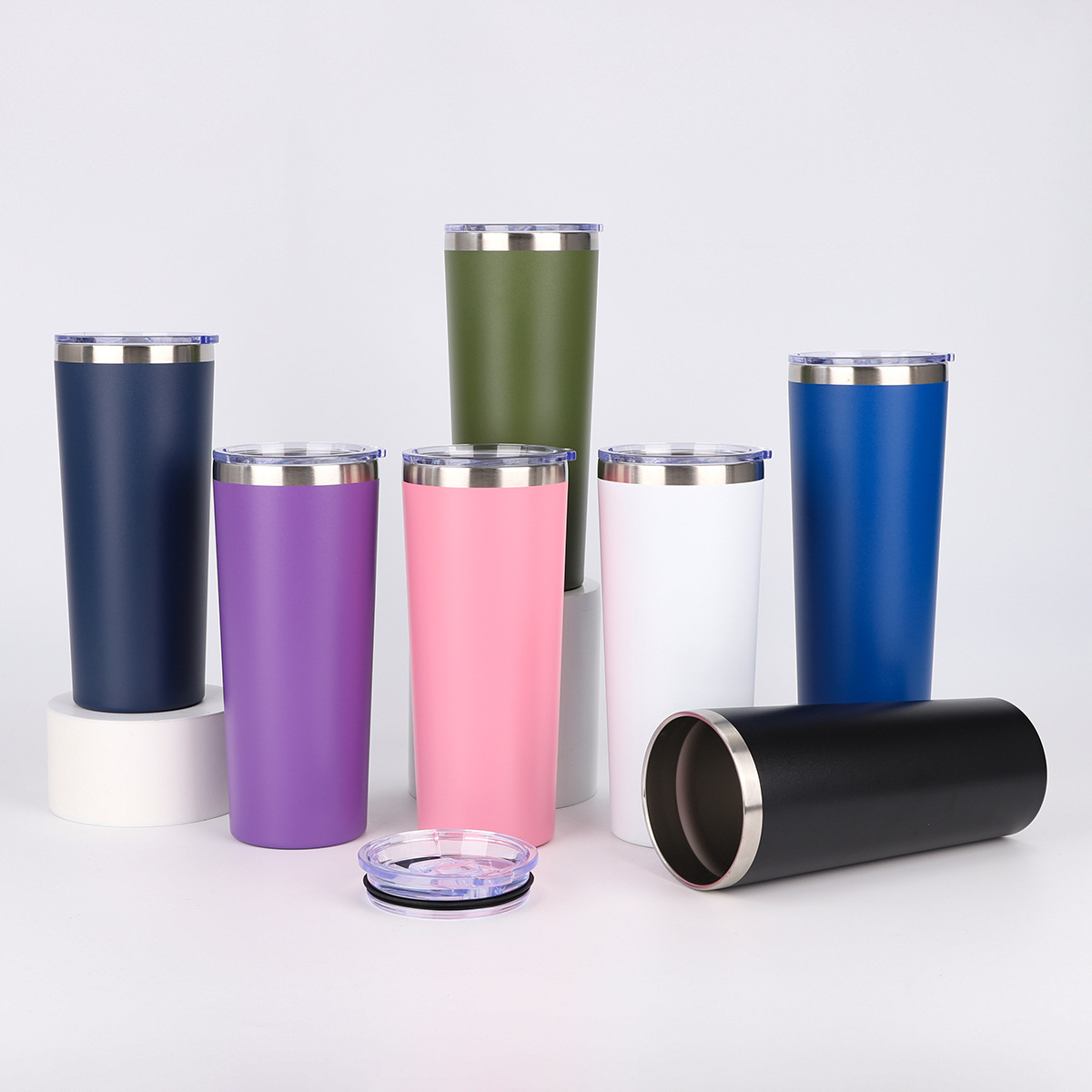 Stalen vacuümbeker 22oz dubbelwandige bierkoeler kantoor thuis auto thee koffie thermoskan