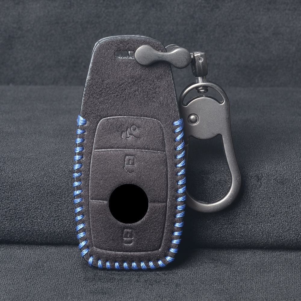 etui na kluczyk samochodowy klucz pokrywa robić Mercedes Benz A B C Class W203 W211 W204 CLS CLK 2017 E Class W213 2018 S class CLA SLK AMG brelok robić kluczy: zgniły zielony