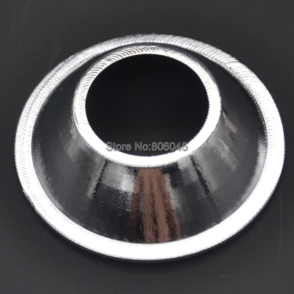 1 jeu de lentilles LED en verre 44mm 120 degrés + collimateur réflecteur à trou rond 50mm + support fixe pour LED COB haute puissance 10W de forme ronde