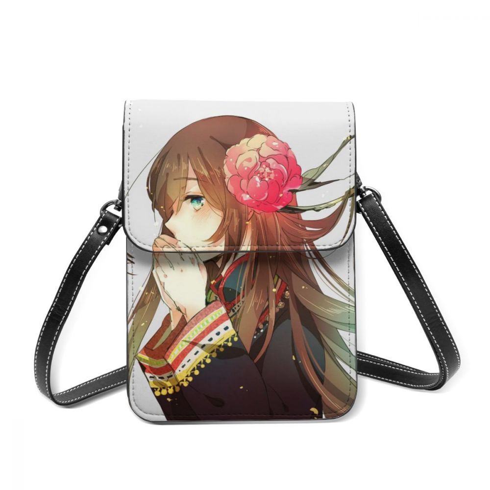 Hetalia Schoudertas, Lederen Tas, Multi-Pocket Dame Tas, Student Mode-Kaart Tas, mobiele Telefoon Tas