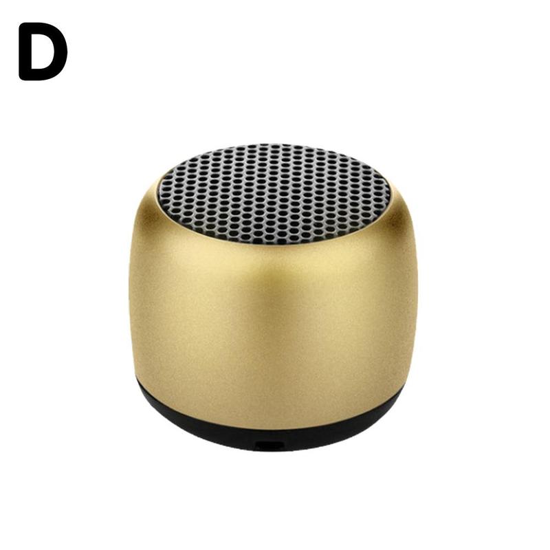 Smart Bluetooth Mini Speaker Home Small Mini Speaker Portable Bluetooth Speaker Bluetooth Amplified Sound Box: gold
