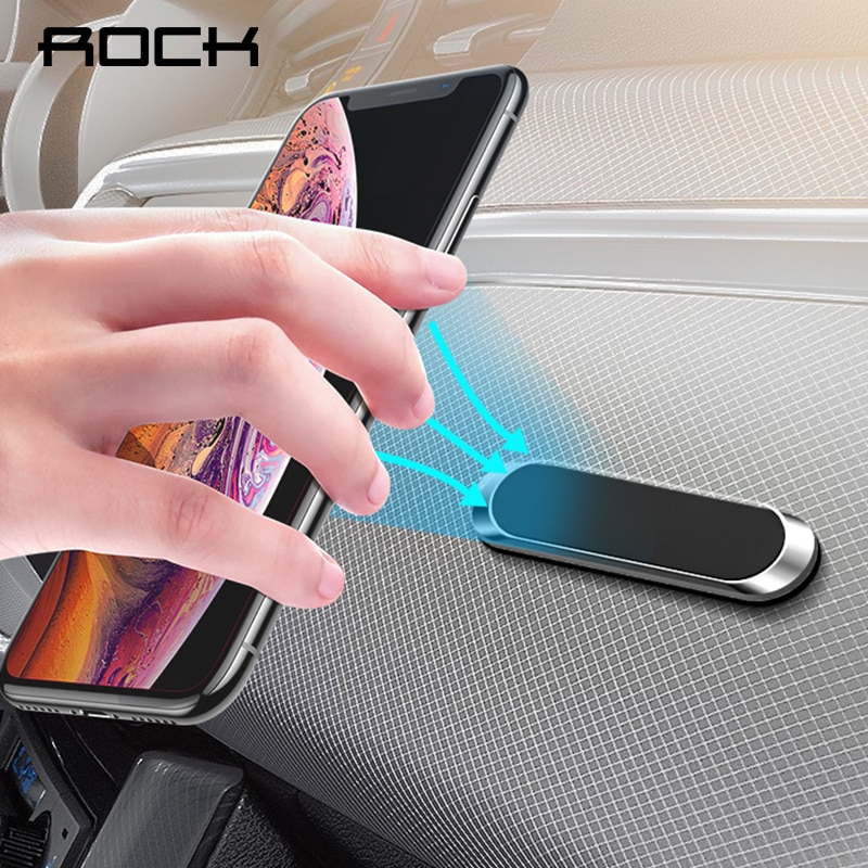 Rock Magnetische Auto Telefoon Houder Magneet Mobiele Telefoon Muur Stand Voor Iphone Samsung Xiaomi Mini Strip Vorm Magneet Gps Auto mount