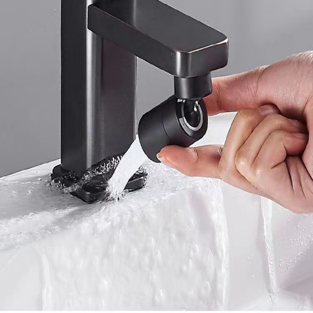 360 ° rotatable kitchen faucet spray head filter sink splashproof adapter 2 mode adjustable kitchen sink faucet aerator