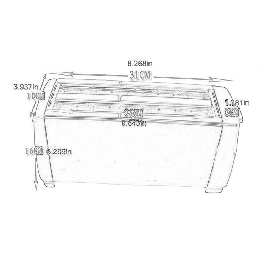 1 Pcs Sandwich Toaster 4 Slices Multi-function Breakfast Machine Toaster Home Sandwich Toaster Equipment