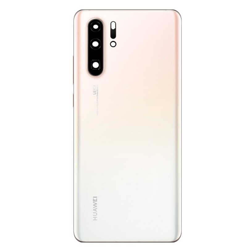 Originale Parti di Riparazione dell'alloggiamento Della Parte Posteriore per HUAWEI P30 pro Della Copertura Posteriore Della Batteria di Vetro con la Macchina Fotografica lente adesivo etichetta: pera bianca