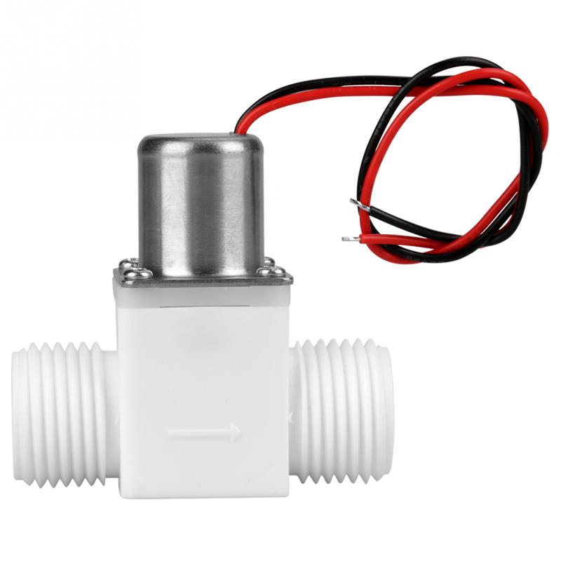 Válvula solenóide de plástico, durável, 1/2 polegadas, dc 3.6v, controle de água, ferramentas de pulso elétrico, acessório