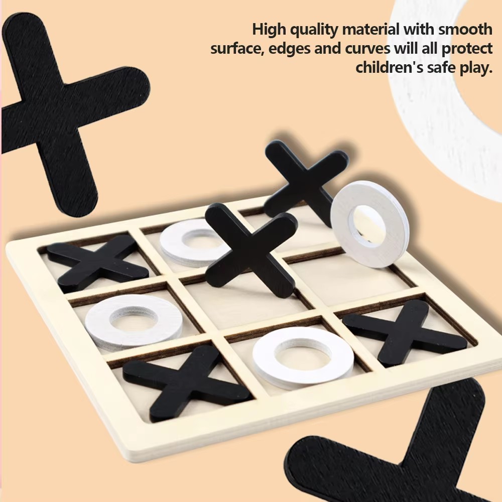 Montessori play, wooden toy, mini chess, interaction puzzle, brain training, early educational toy for children