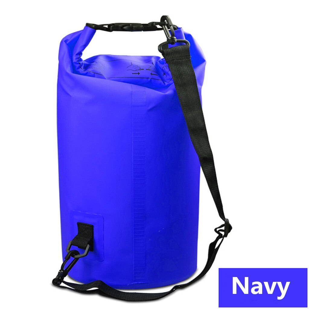 2L Waterproof Dry Bag Pack Sack Swimming Rafting Kayaking River Trekking Floating Sailing Canoing Boating Water Resistance: Navy  