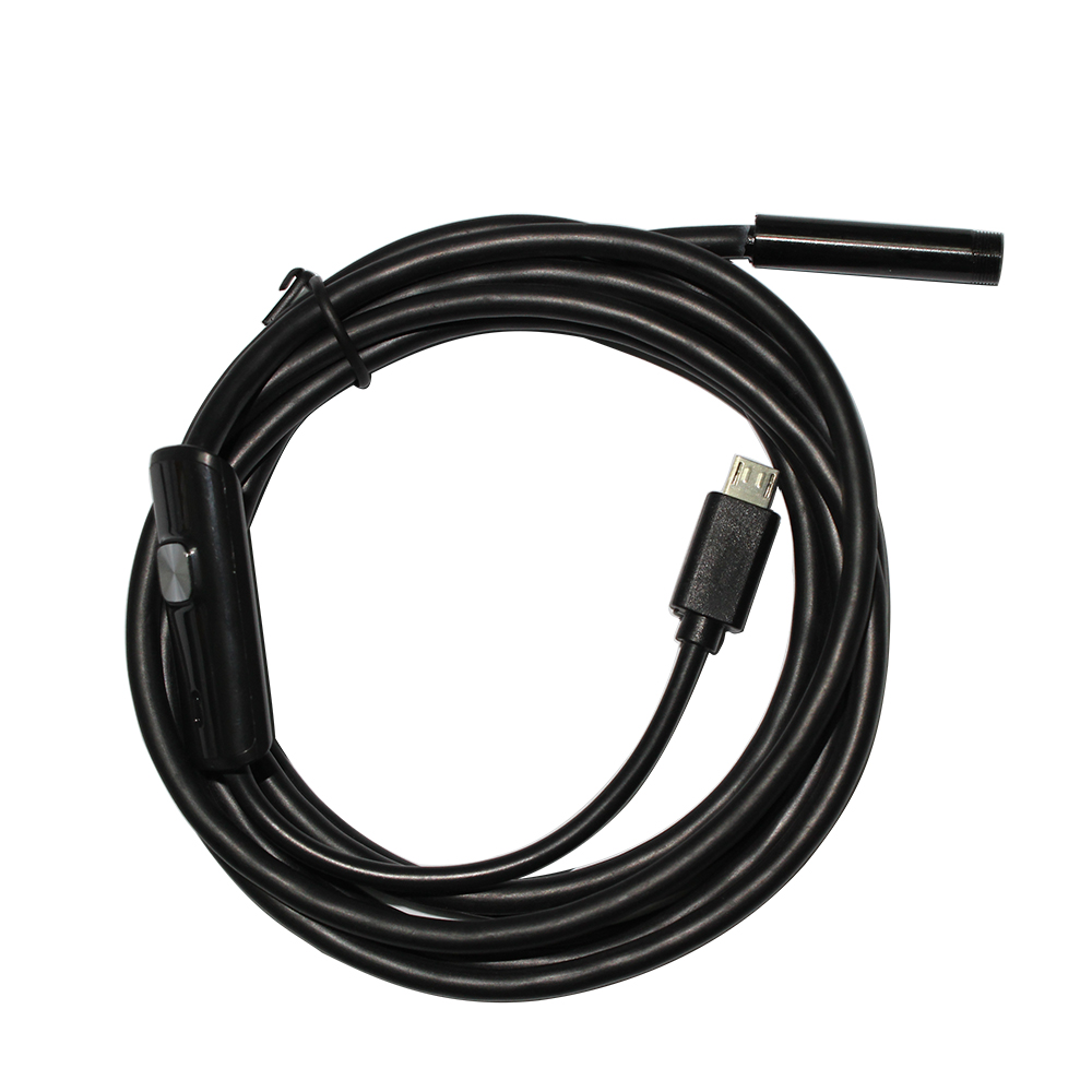 Caméra d'inspection pour téléphone Android, 7MM, 1M, 2M, 5M, Endoscope, tuyau d'inspection, étanchéité IP68, HD 480P, micro USB, serpent