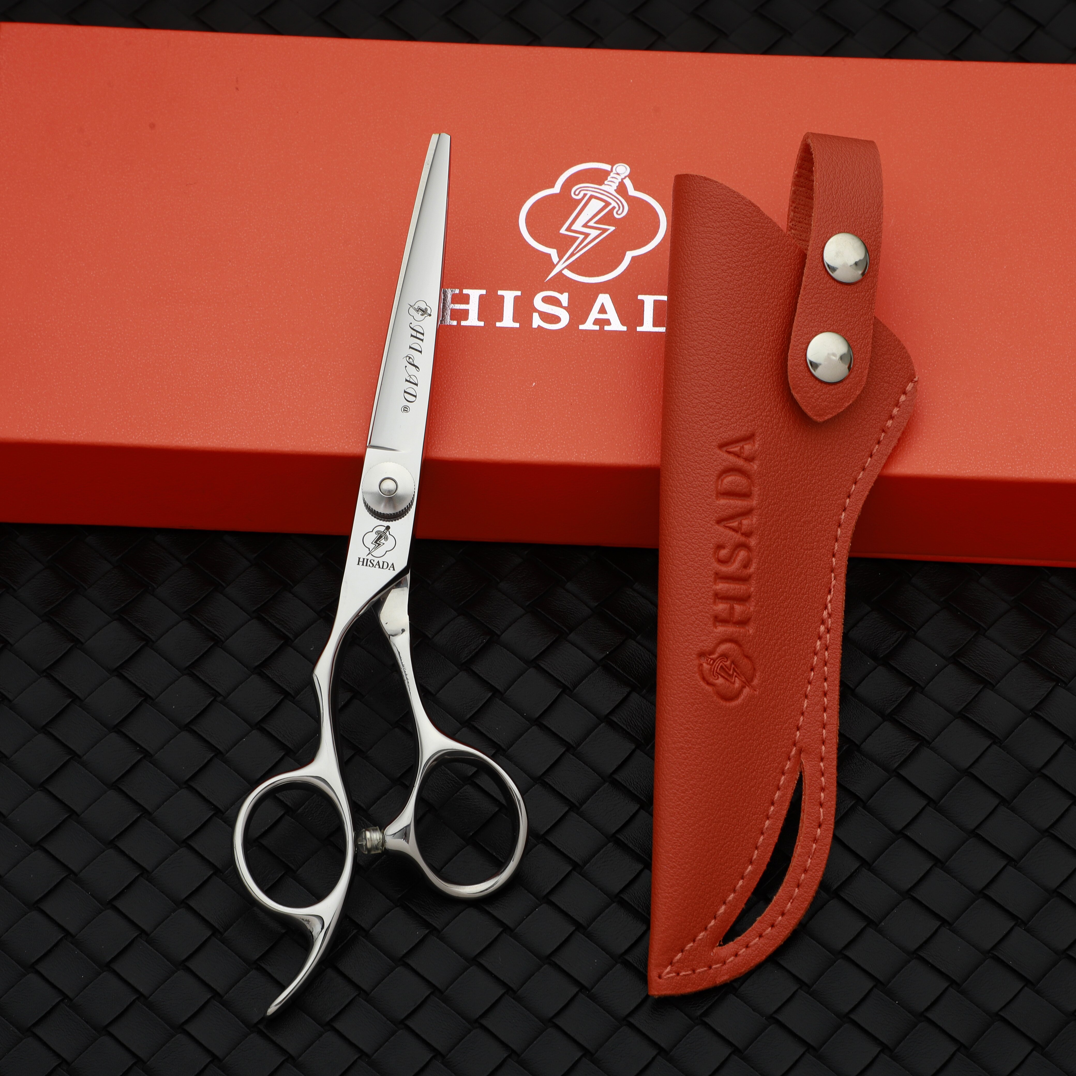 Venstrehåndssaks hårklippsaks 6.0- tommers frisørsaks  vg10- materiale eksklusive saks