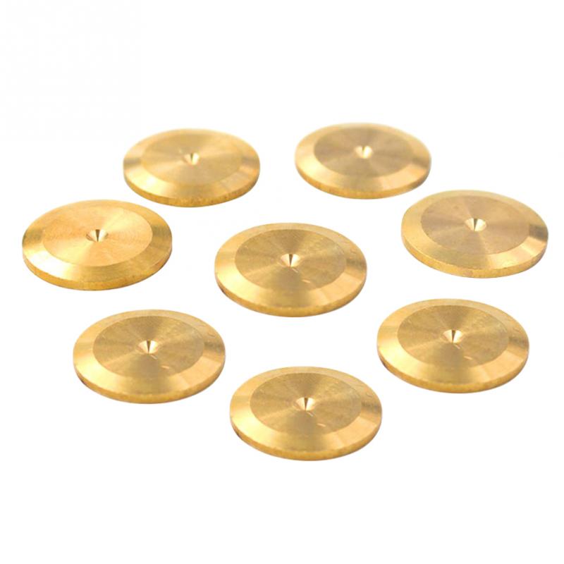 8pcs Copper Alloy Audio Accessories Speaker Spike Pad Isolation Feet Turntable Recorder Protective Stand Multipurpose Base Home