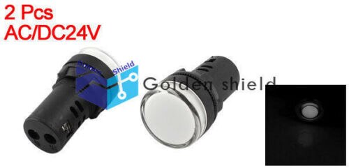 2Pcs AD62-22D/S Led Indicator Pilot Light 22Mm Ac/DC24V