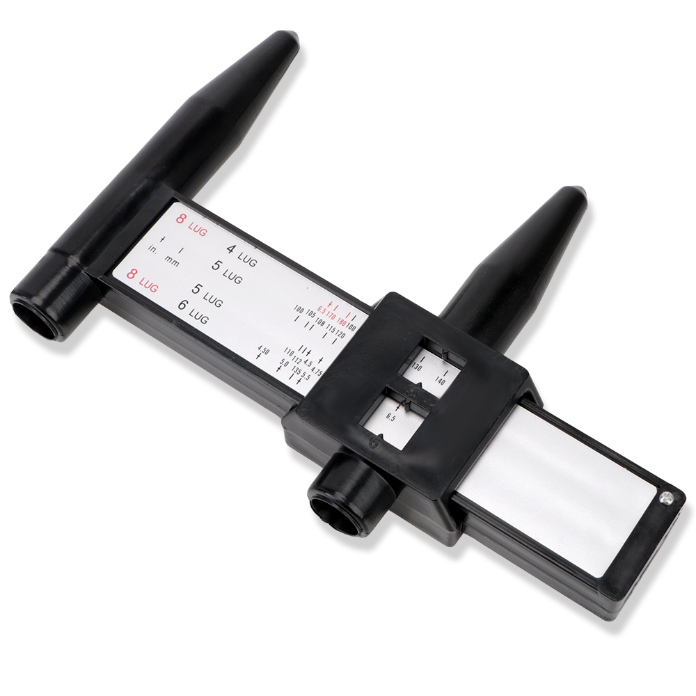 Hole distance measuring tool 8LUG wheels Wheel Rim Bolt Pattern Modified hole distance ruler Black PCD caliper