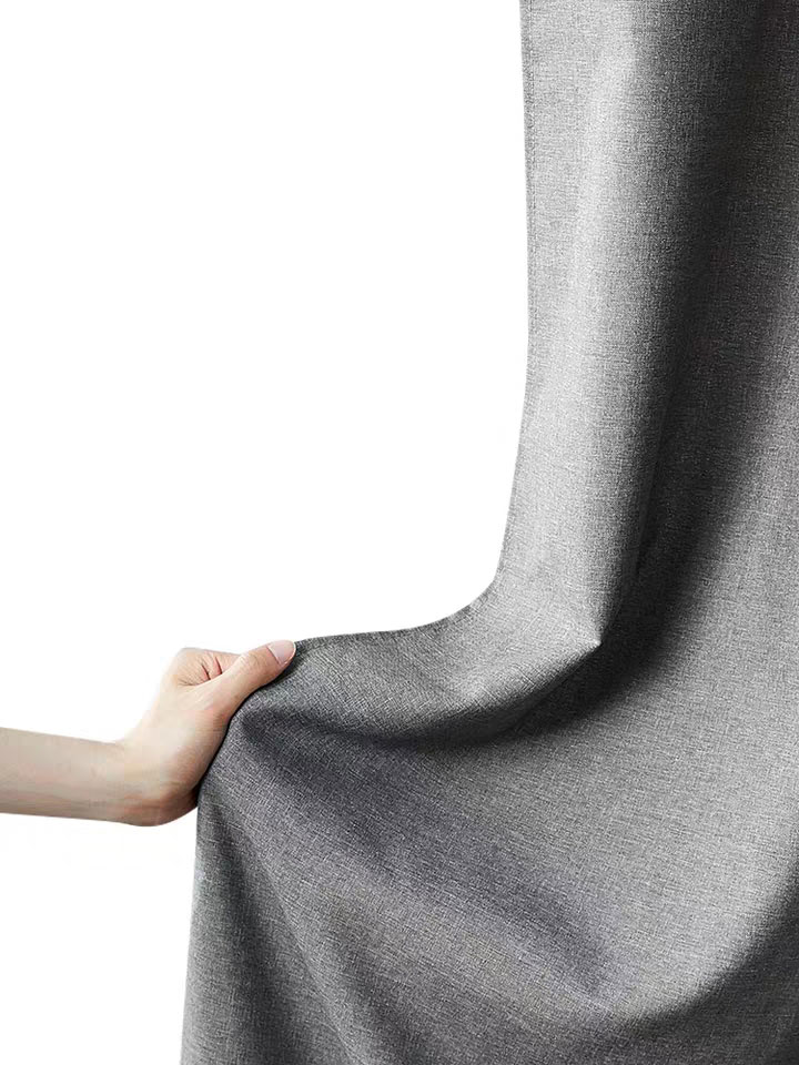 Dikker Grey Imitatie Linnen Douchegordijn Waterdicht Bad Gordijnen Voor Badkamer Luxe Badkamer Gordijnen W/Haken