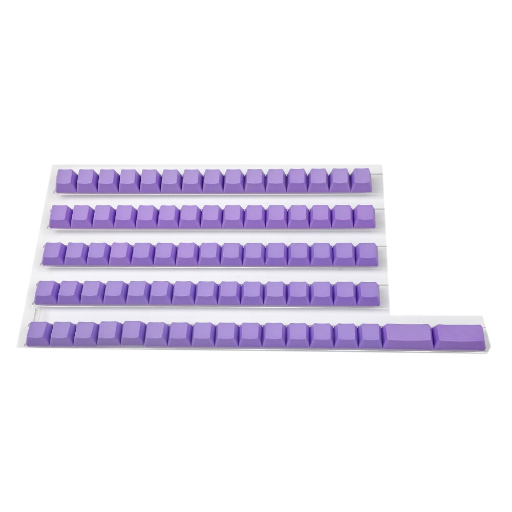 75 Keys OEM Blank PBT Keycaps Suitable For Ortholinear Layout MX Keyboard XD75 ID75 Planck Preonic Niu40 YMD40v2: 75 Purple