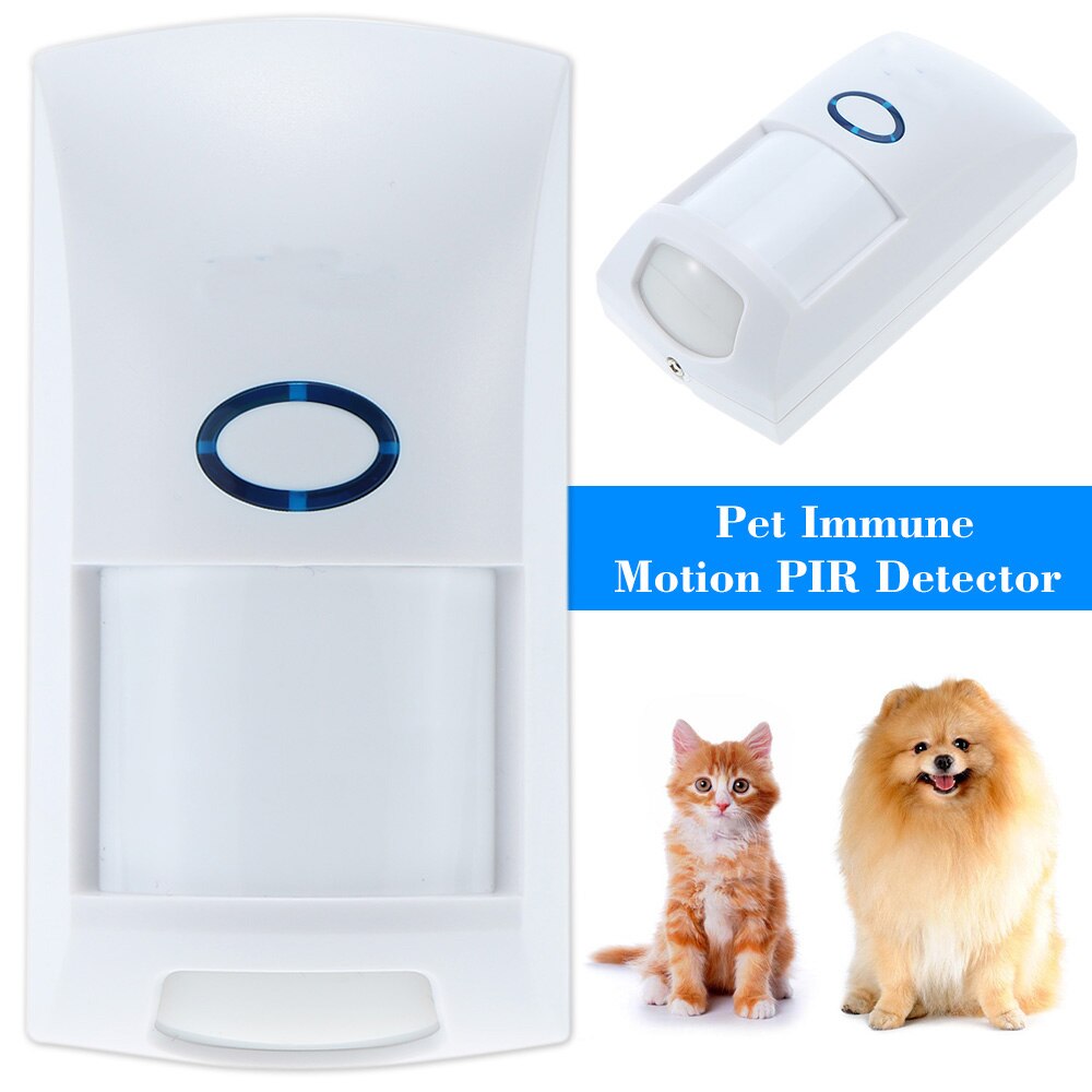 indoors Waterproof Wireless PIR sensor Infrared Motion Detector 433Mhz pet Immune Anti-Pet for Home Security Alarm System