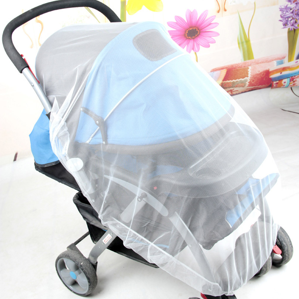 Mosquito Net Stroller Infants Baby Safe Mesh White Bee Insect Bug Cover