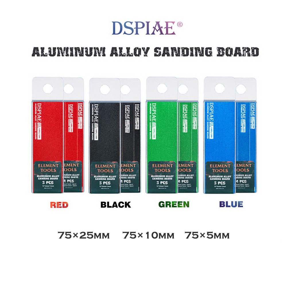 Dspiae aluminiumlegering slipbräda hobbytillbehör