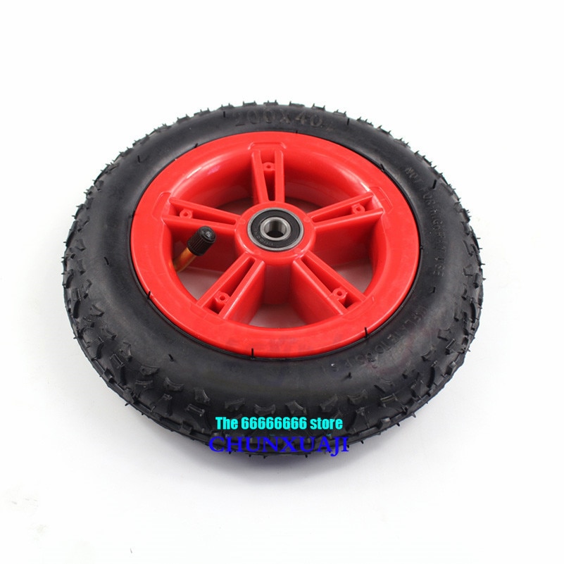 200X40 Wiel 8 Inch Binnenband Wiel Non Slip Rubber Band Voor Scooter Accessoires Kinderwagen Vouwfiets